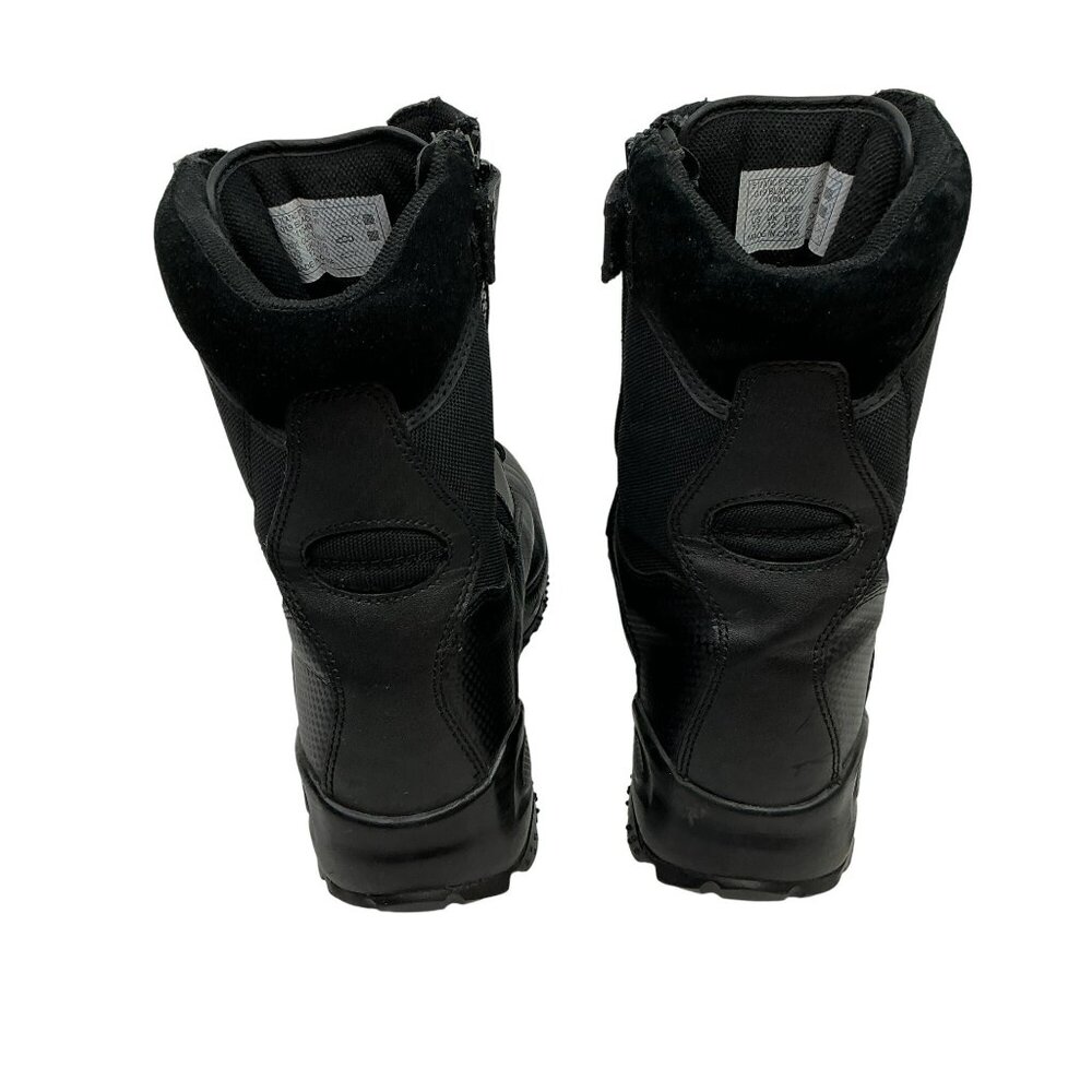 5.11 Tactical Series ATAC 8" Side Zip Combat Boots Mens 13 Leather Nylon Black - Picture 7 of 14
